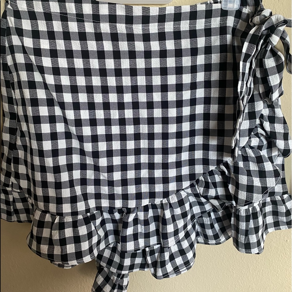Gingham Skort